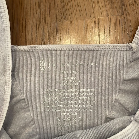 NWOT Free People Good Karma Square Neck Top - Picture 2 of 6